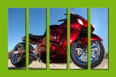 Категория "Мотоциклы" модульная картина 14-0004-M06 размер L