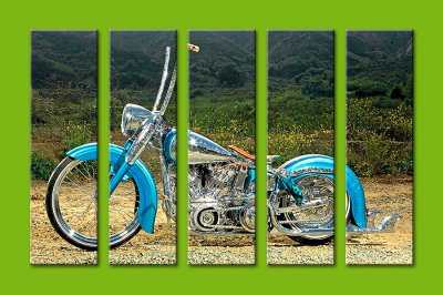 Категория "Мотоциклы" модульная картина 14-0008-M06 размер XL